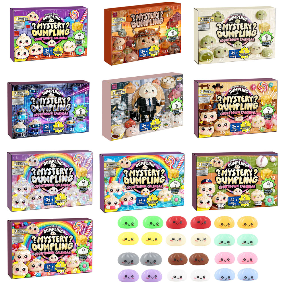 Mystery Box Blind Bag - Calendrier de l'Avent Surprise Dumpling Blind