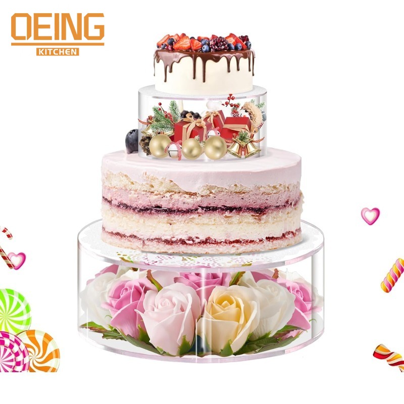 Display Risers Set - Lot de 2/3 supports à gâteau
