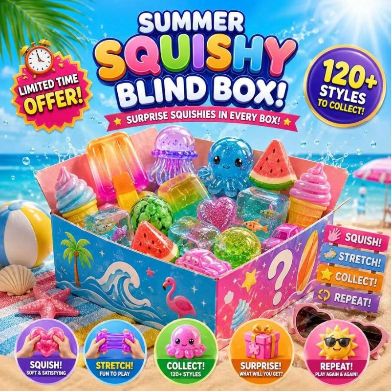 Plus de 120 figurines squishy  - Mystery Box Blind Bag avis et prix